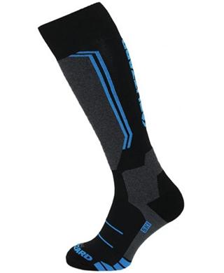 Blizzard Allround wool ski socks black/anthracite/blue lyžařské ponožky Blizzard