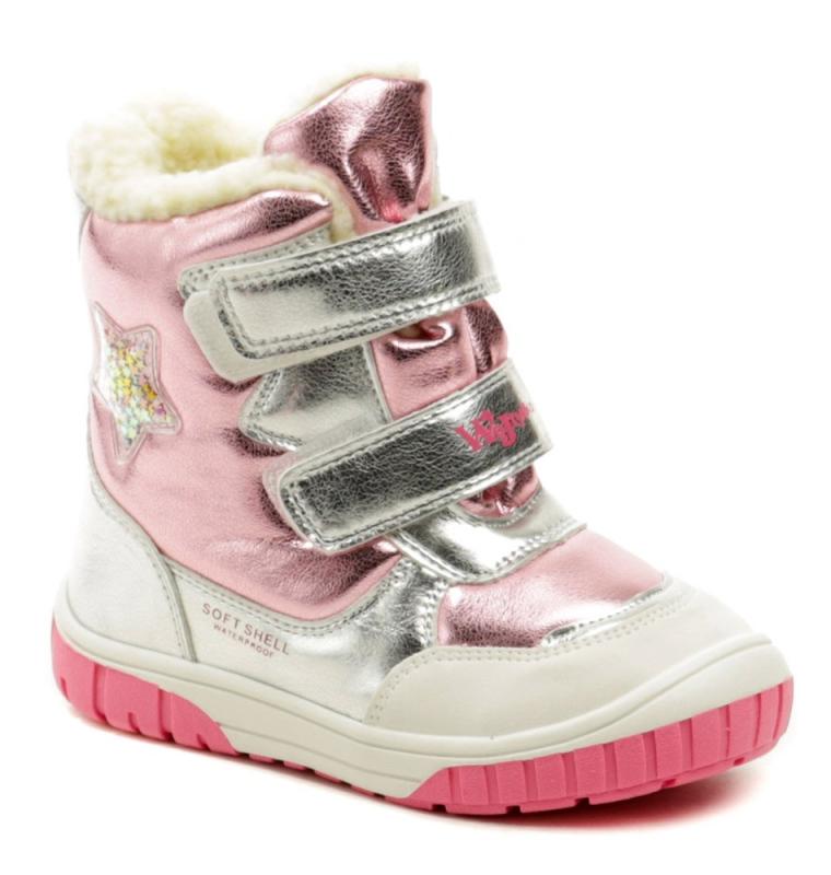 Wojtylko 1Z23030 růžové dětské zimní boty Wojtylko