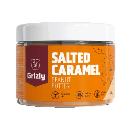 Grizly Arašídový krém slaný karamel 500g Grizly