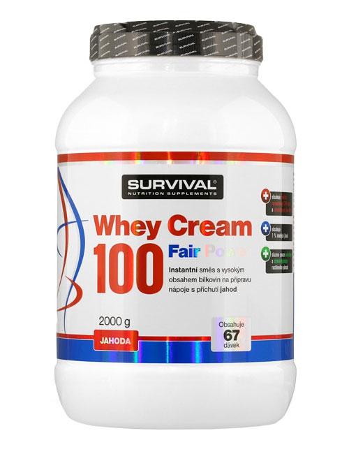 Survival Whey Cream 100 Fair Power 1000g Survival