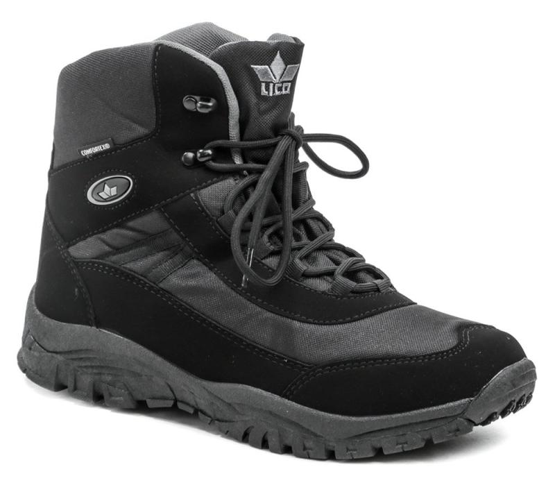 Lico 710187 Kenai černé pánské zimní boty Lico