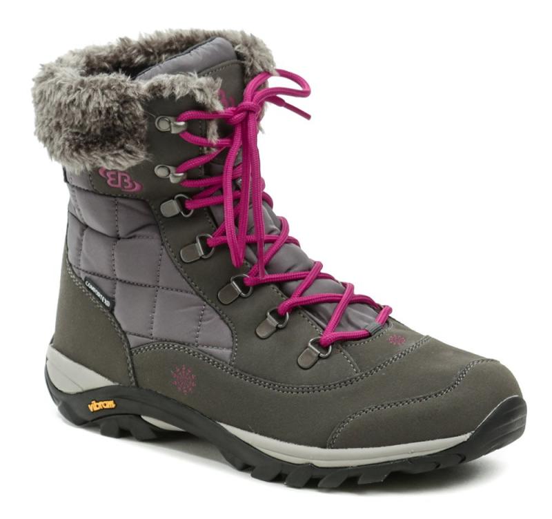 Lico Brütting 711007 Himalaya šedé dámské nadměrné zimní boty Lico