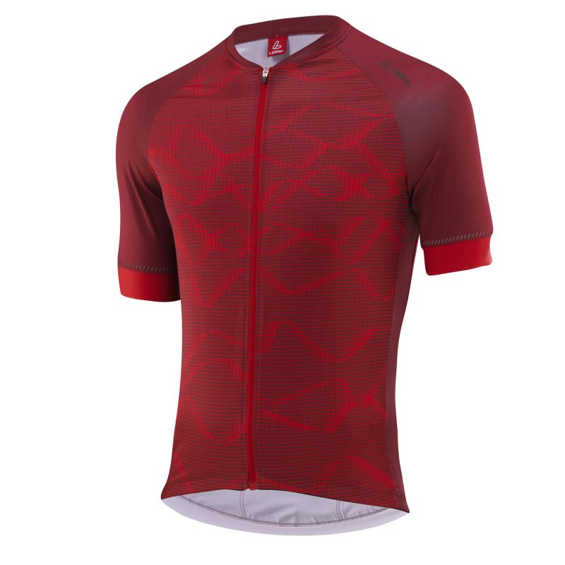 Löffler FZ TECTON HOTBOND RF 2022 červený pánský cyklistický dres Löffler