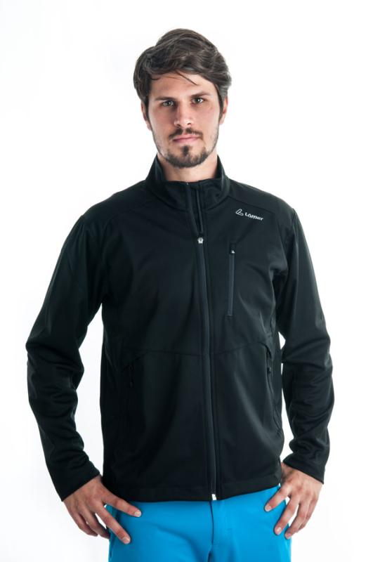 Löffler SOFTSHELL WINDSTOPPER 2012 černá pánská softshellová bunda Löffler