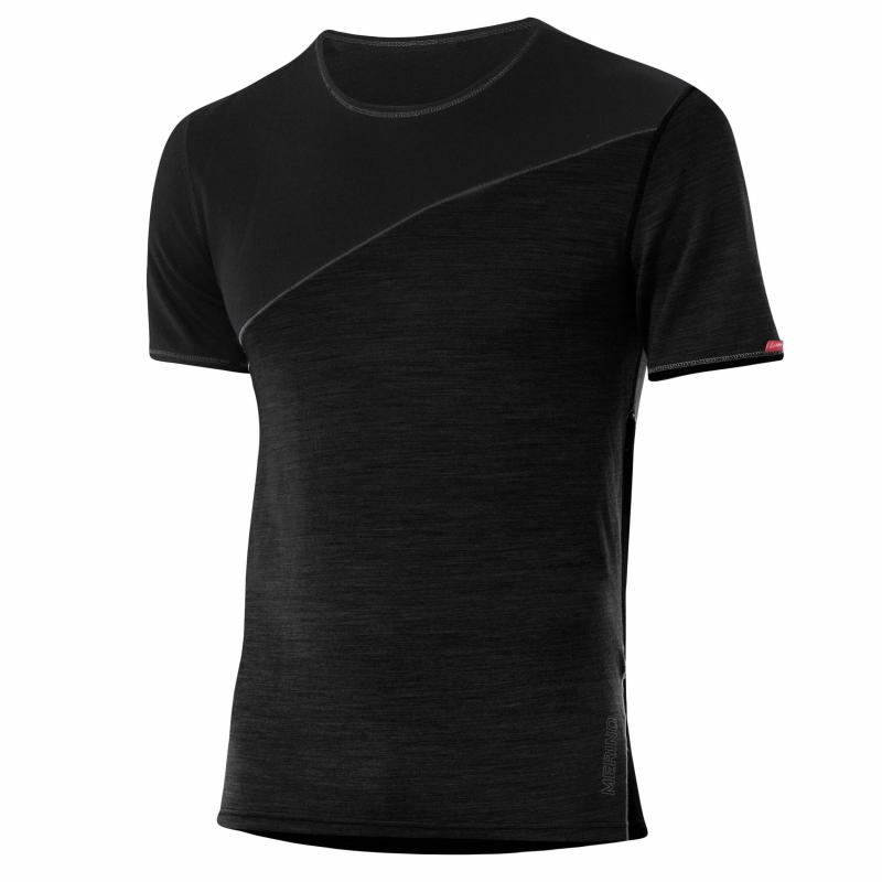 Löffler TRANSTEX MERINO 2021 černé pánské triko Löffler