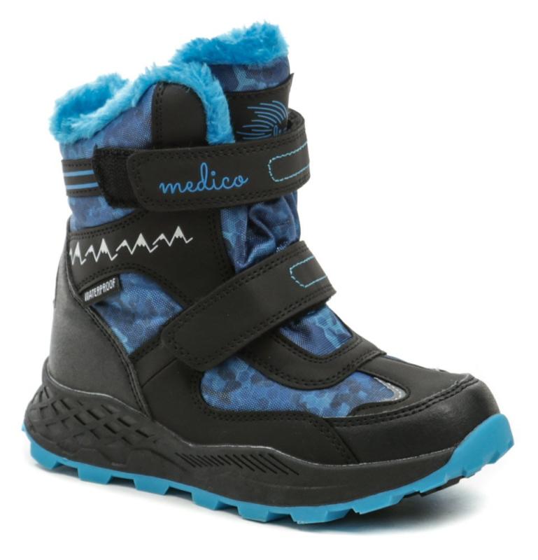 Medico ME53503 modré dětské zimní boty Medico