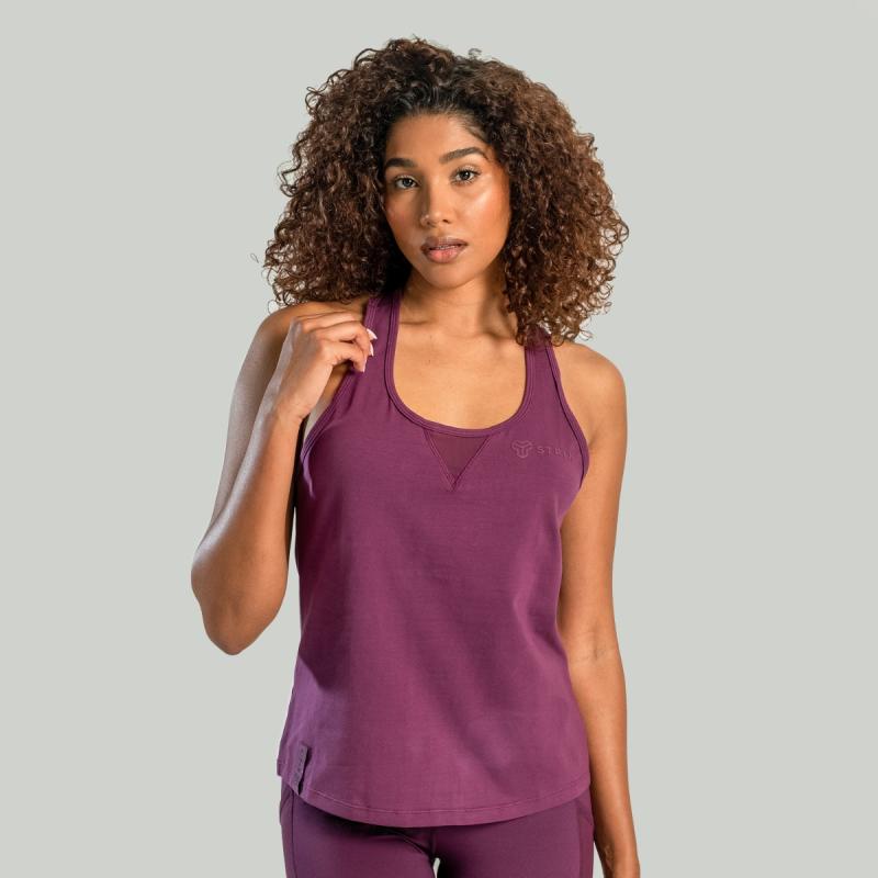 STRIX Dámské tílko Essential Tank Plum STRIX