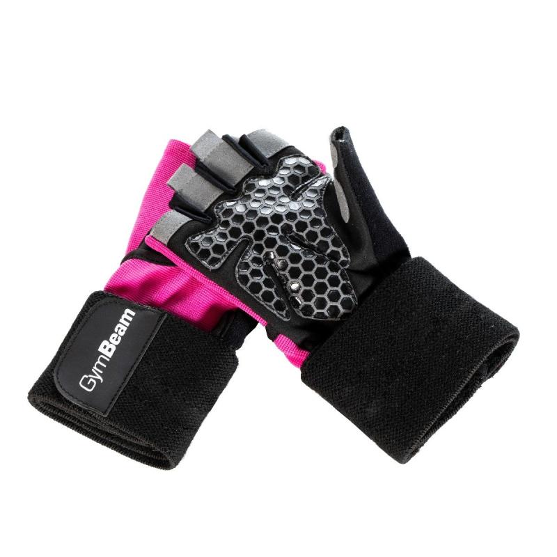 GymBeam Dámské fitness rukavice Guard pink GymBeam
