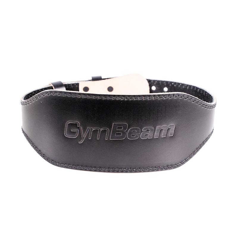 GymBeam Fitness opasek celokožený black GymBeam