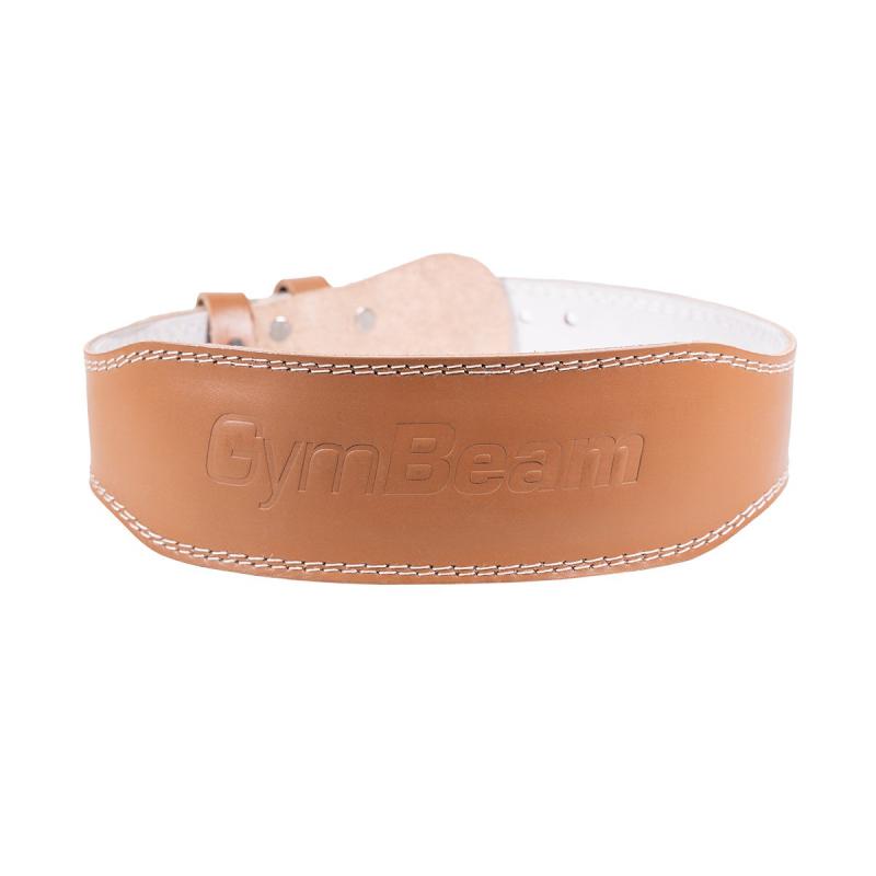 GymBeam Fitness opasek celokožený brown GymBeam