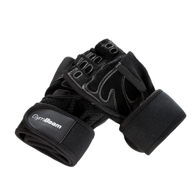 GymBeam Fitness rukavice Wrap black GymBeam