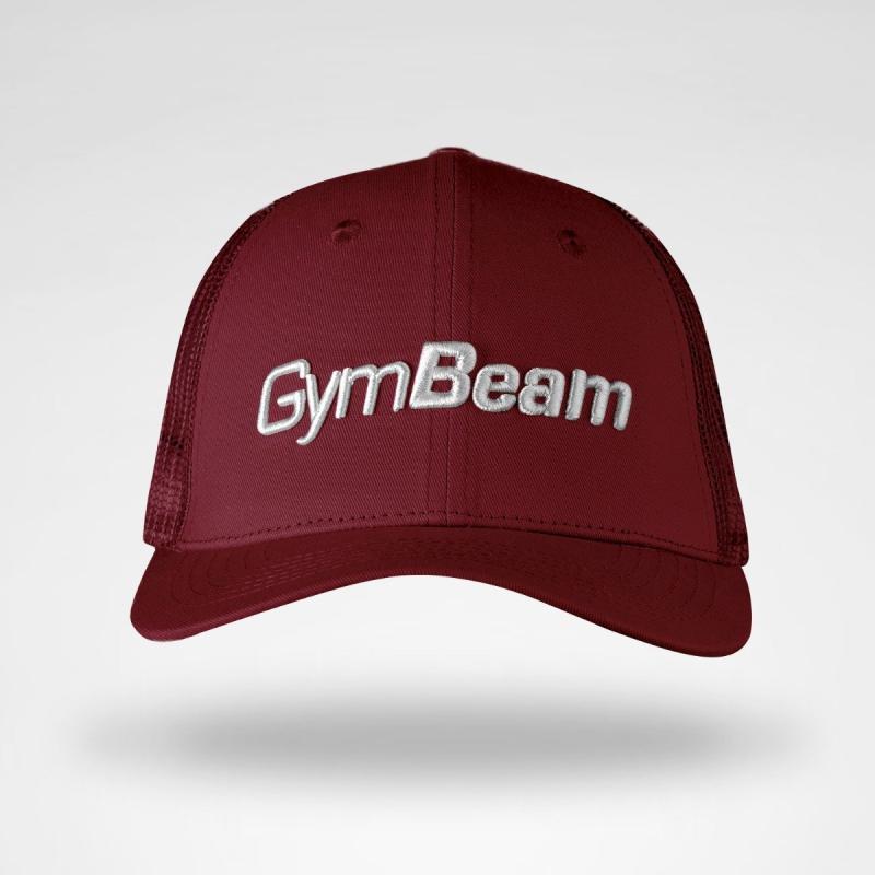 GymBeam Kšiltovka Mesh Panel Cap Burgundy GymBeam