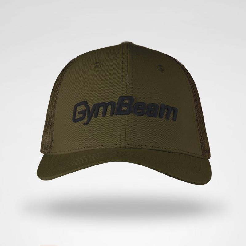 GymBeam Kšiltovka Mesh Panel Cap Military Green GymBeam