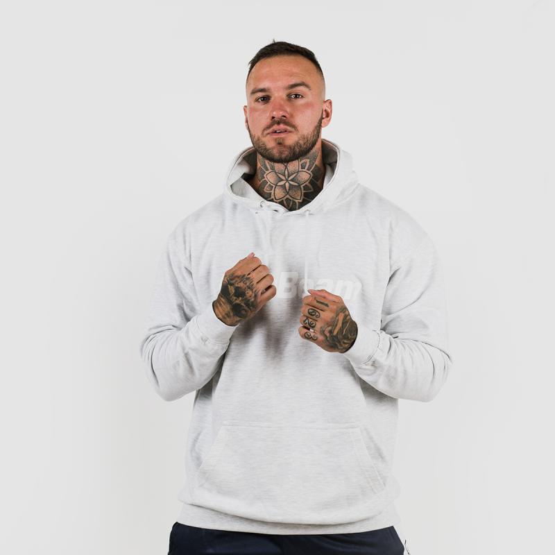 GymBeam Mikina PRO Hoodie Grey GymBeam