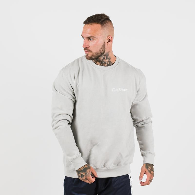 GymBeam Mikina PRO Jumper Moon Grey GymBeam