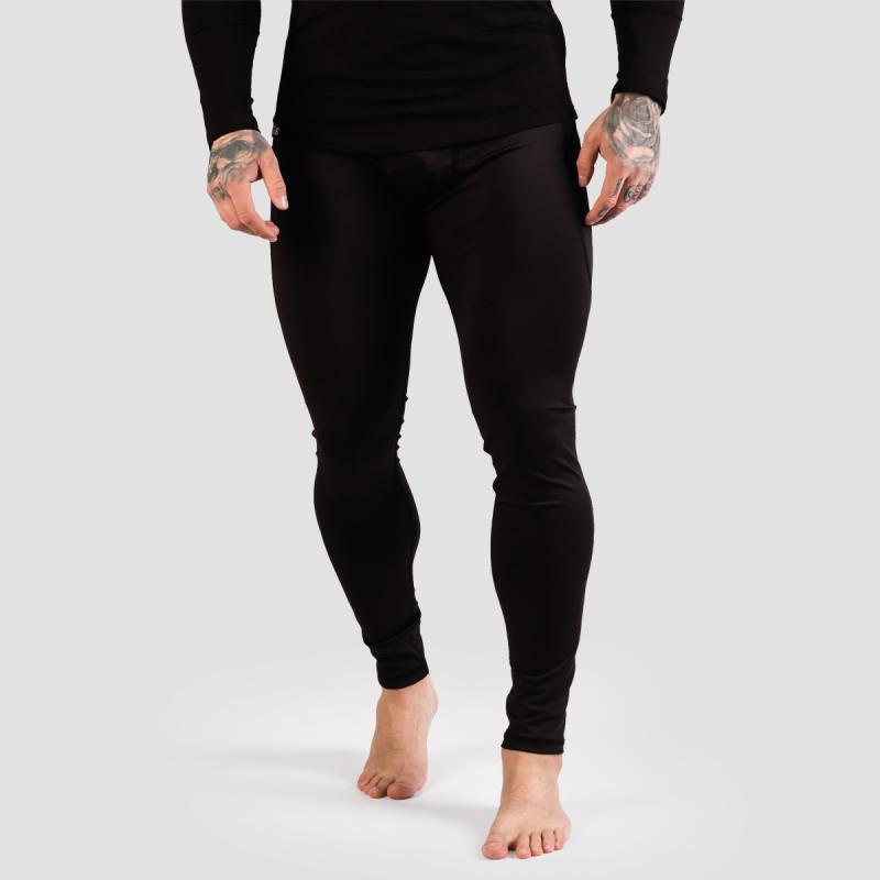 GymBeam Pánské legíny FIT Black GymBeam