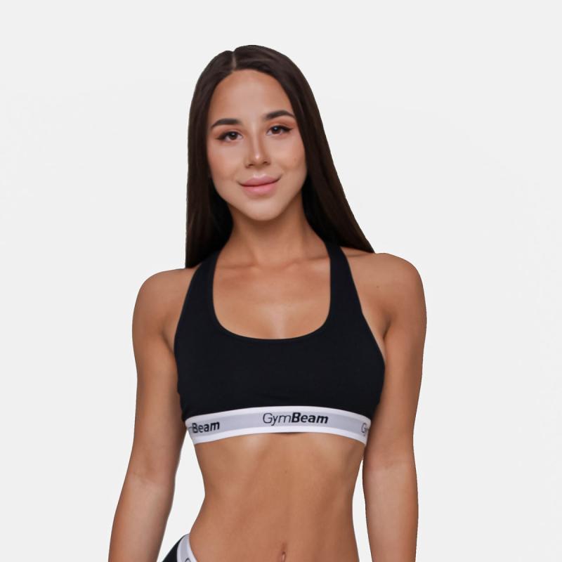 GymBeam Podprsenka Bralette Black GymBeam