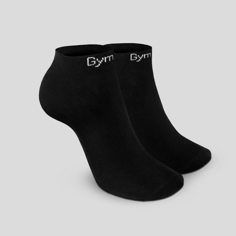 GymBeam Ponožky Ankle Socks 3Pack Black GymBeam