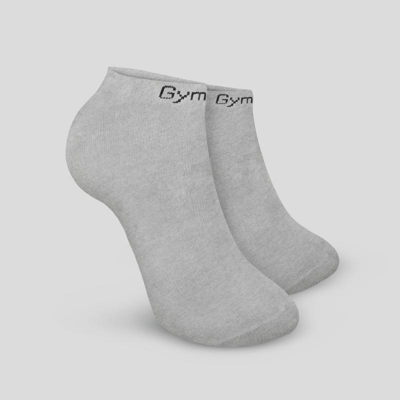 GymBeam Ponožky Ankle Socks 3Pack Grey GymBeam