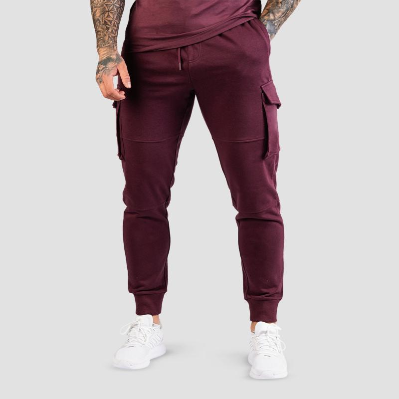 GymBeam Tepláky TRN Eggplant GymBeam