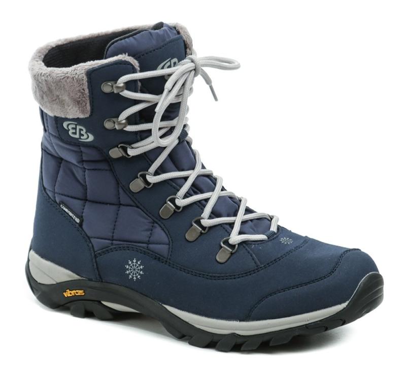 Lico Brütting 711020 Himalaya modré dámské nadměrné zimní boty Lico