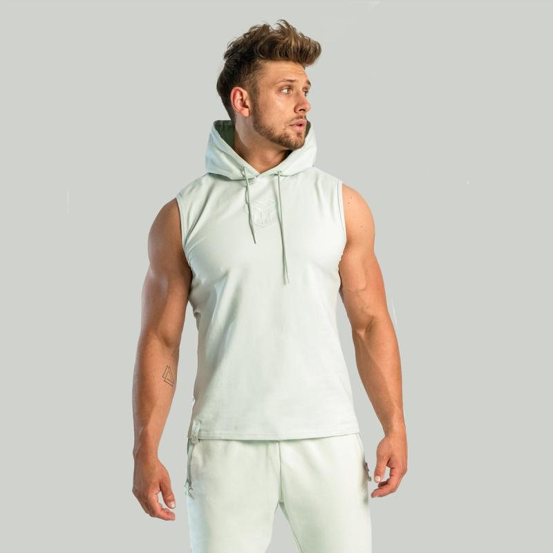 Tílko Essential Hoodie Tank Moon Grey - STRIX STRIX