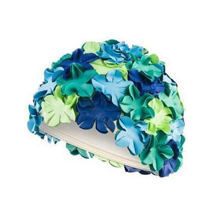 Aqua-Speed Bloom koupací čepice modrá-zelená Aqua-Speed
