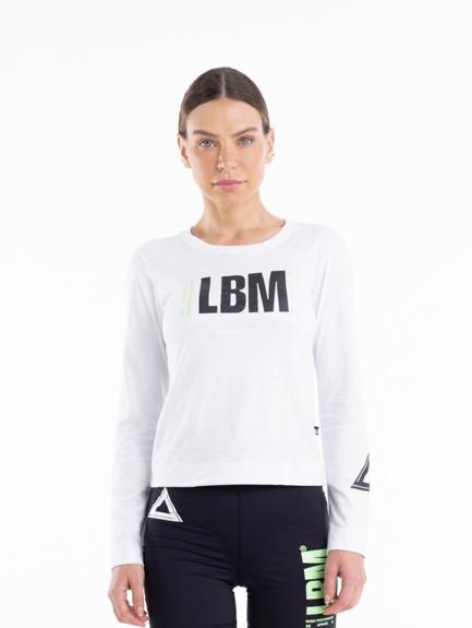 LABELLAMAFIA Dámské tričko s dlouhým rukávem Highlight White LABELLAMAFIA