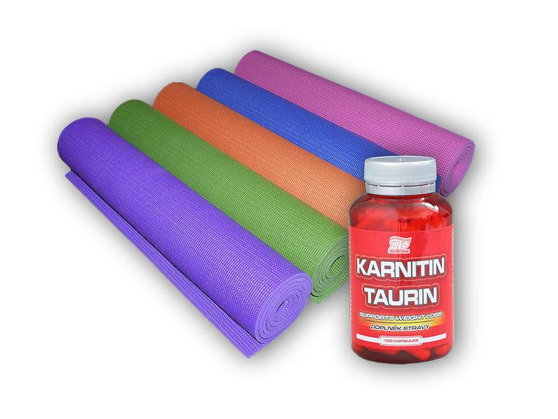 Fitsport Karnitin Taurin 100 cps + Yoga mat Fitsport