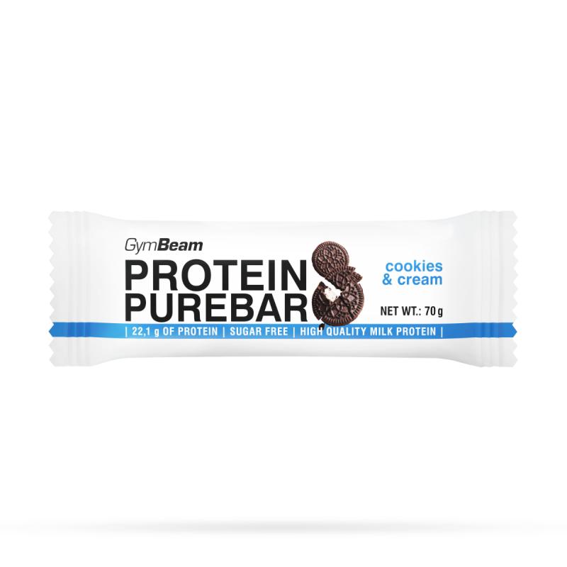 GymBeam Proteinová tyčinka PureBar 12 x 70 g GymBeam