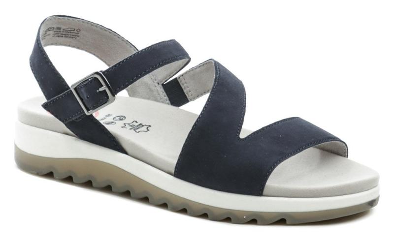 Jana 8-28600-28 navy nadměrné dámské sandály Jana