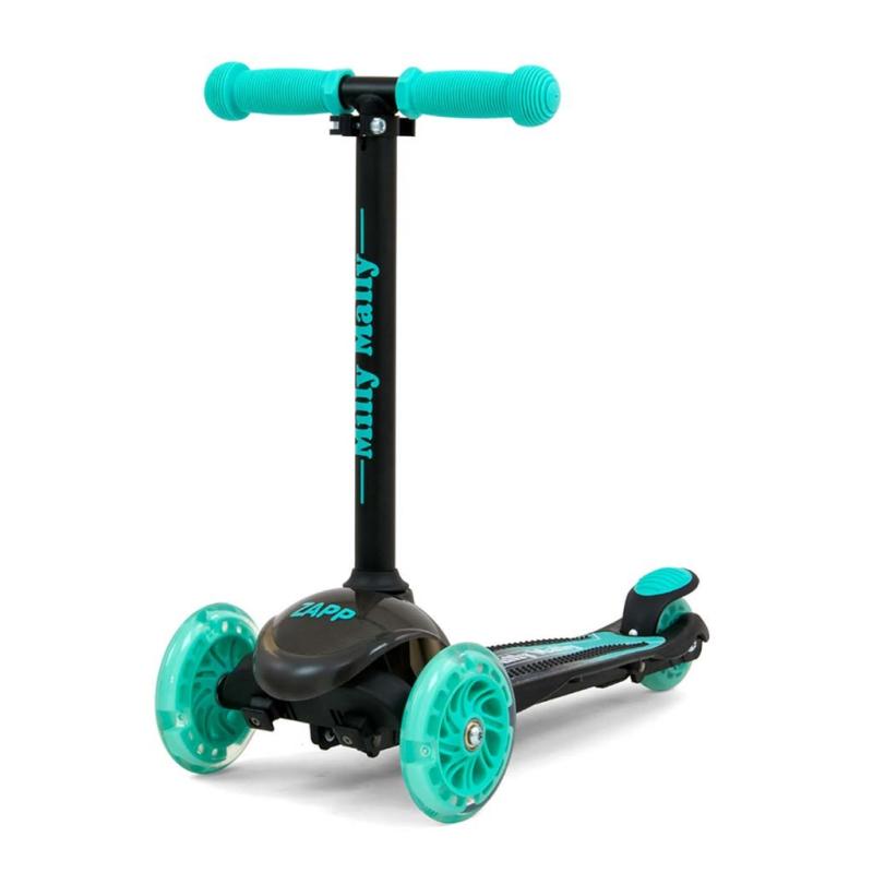 MILLY MALLY Dětská koloběžka Scooter Zapp black mint MILLY MALLY