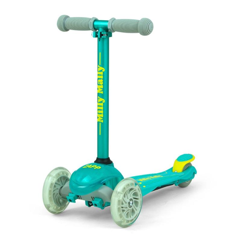 MILLY MALLY Dětská koloběžka Scooter Zapp mint MILLY MALLY