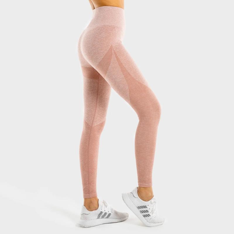 SQUATWOLF Dámské legíny Marl Seamless Rose Gold SQUATWOLF