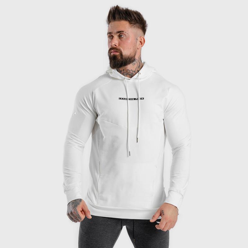 SQUATWOLF Mikina Statement Hoodie White SQUATWOLF