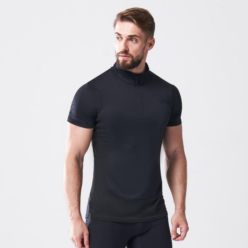 SQUATWOLF Tričko Vented Workout Top Black SQUATWOLF