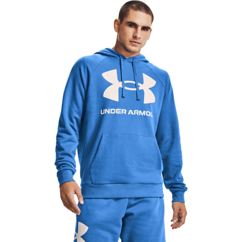 Under Armour Mikina Rival Fleece Big Logo HD Blue Under Armour