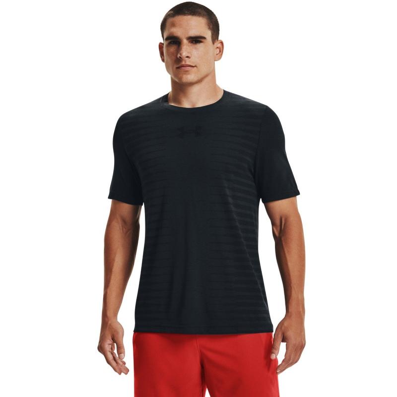 Under Armour Tričko Seamless Wordmark SS Black Under Armour