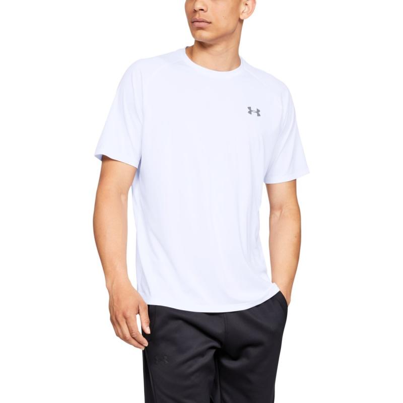 Under Armour Tričko Tech SS Tee 2.0 White Under Armour