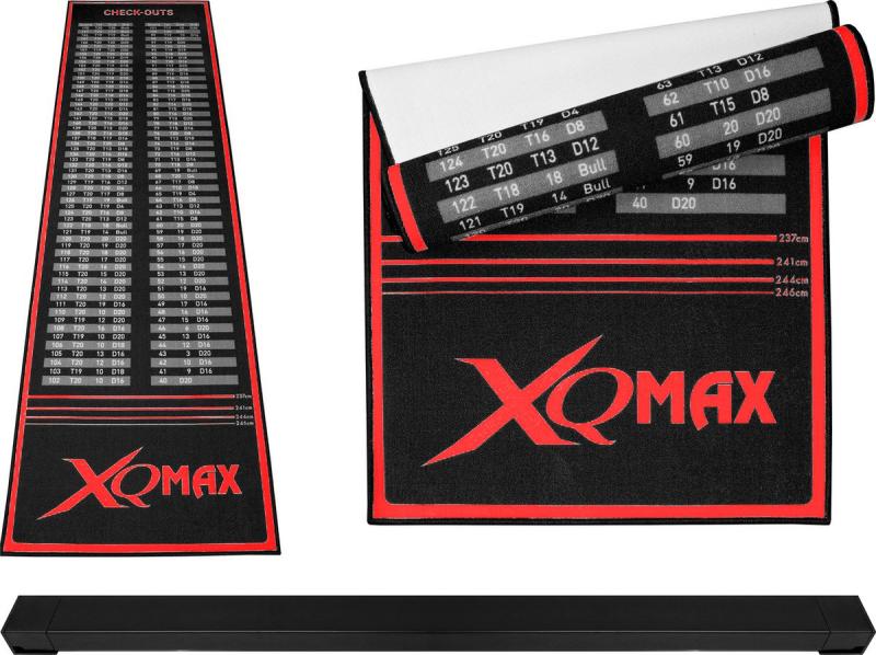 Xq Max Podložka/koberec na šipky Oche Checkout Dartmat červená Xq Max