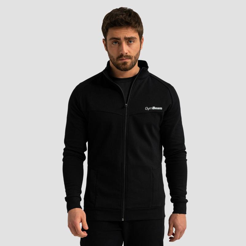 GymBeam Mikina se zipem Limitless Black GymBeam