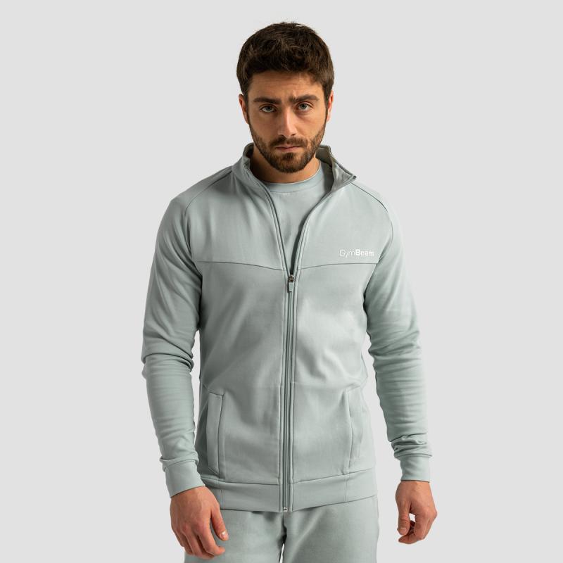 GymBeam Mikina se zipem Limitless Eucalypt GymBeam