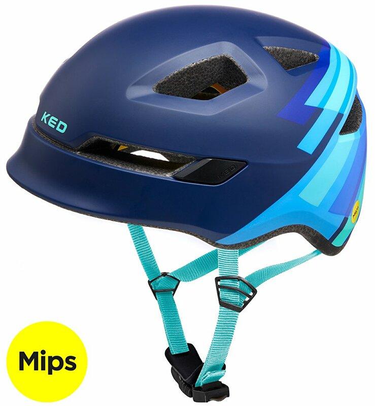 Ked Pop Mips blue juniorská cyklistická přilba Ked