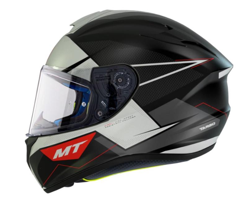 MT Helmets Targo Podium B0 černo-šedo-bílá Mt Helmets