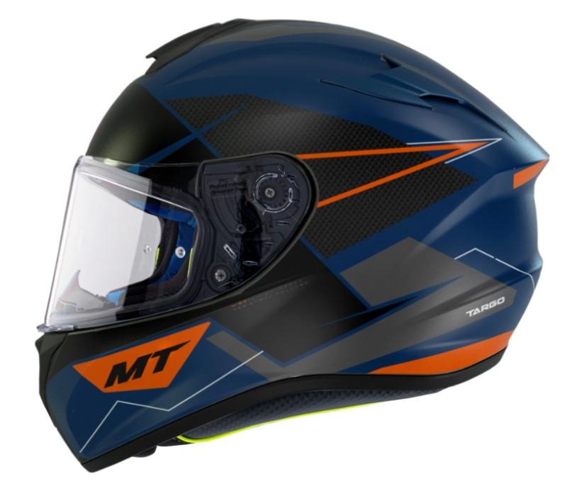 MT Helmets Targo Podium D7 černo-modrá Mt Helmets