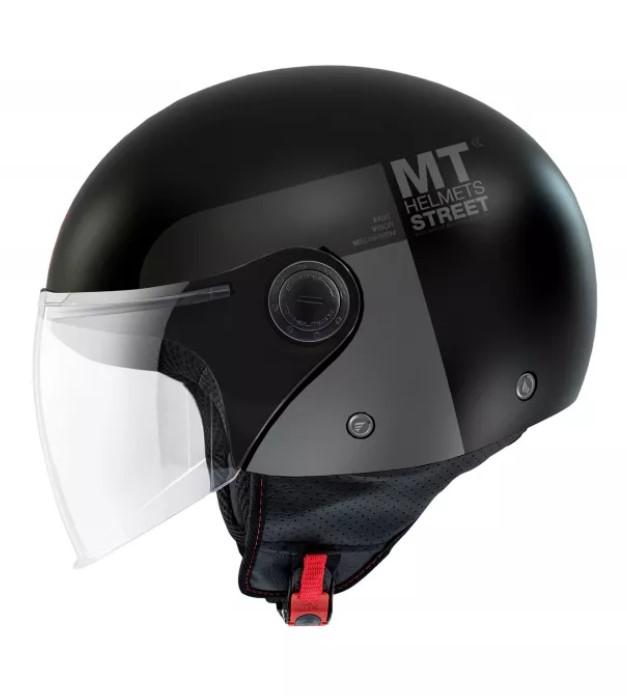 MT Helmets Street Inboard D2 černo-šedá Mt Helmets