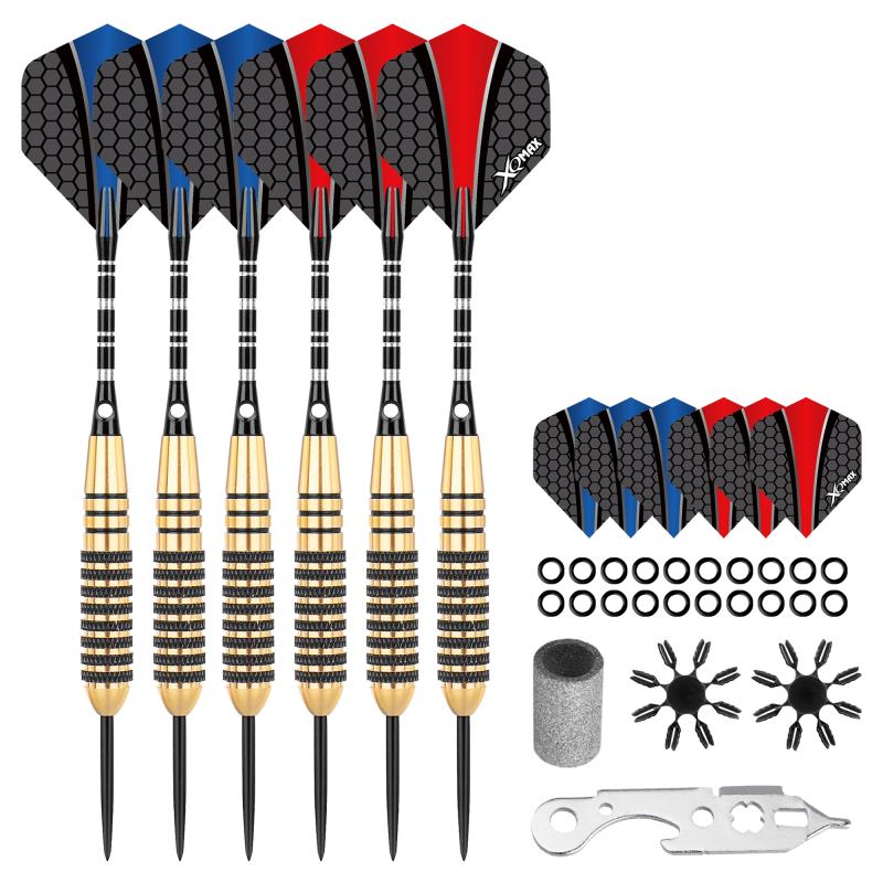 Xq Max Sada SET šipky 6x24 g Steel + příslušenství Xq Max