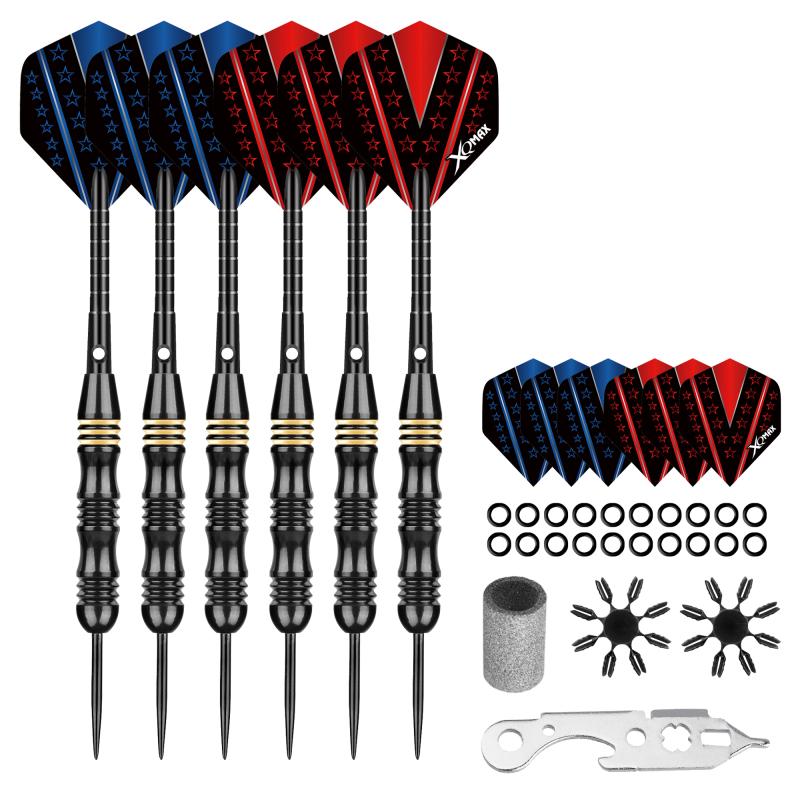 Xq Max Sada SET šipky 6x24 g Steel + příslušenství Xq Max