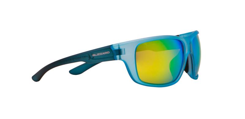 Blizzard Sun glasses PCS708120 rubber trans. light blue 75-18-140 sluneční brýle Blizzard