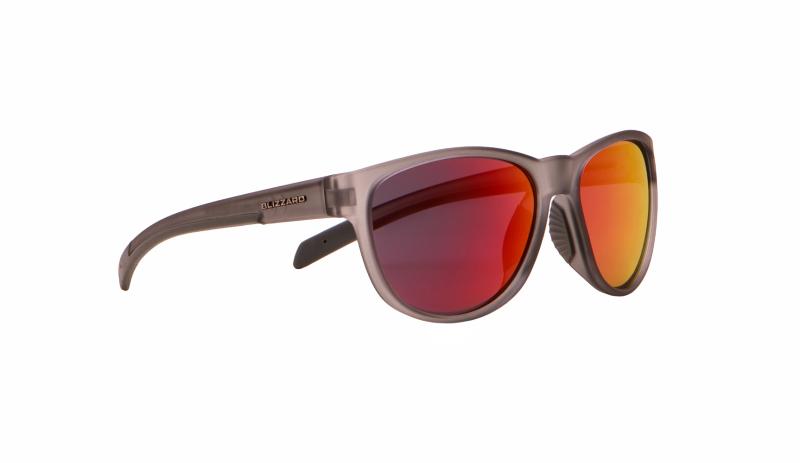 Blizzard Sun glasses PCSF701130 rubber transparent smoke grey 64-16-133 sluneční brýle Blizzard